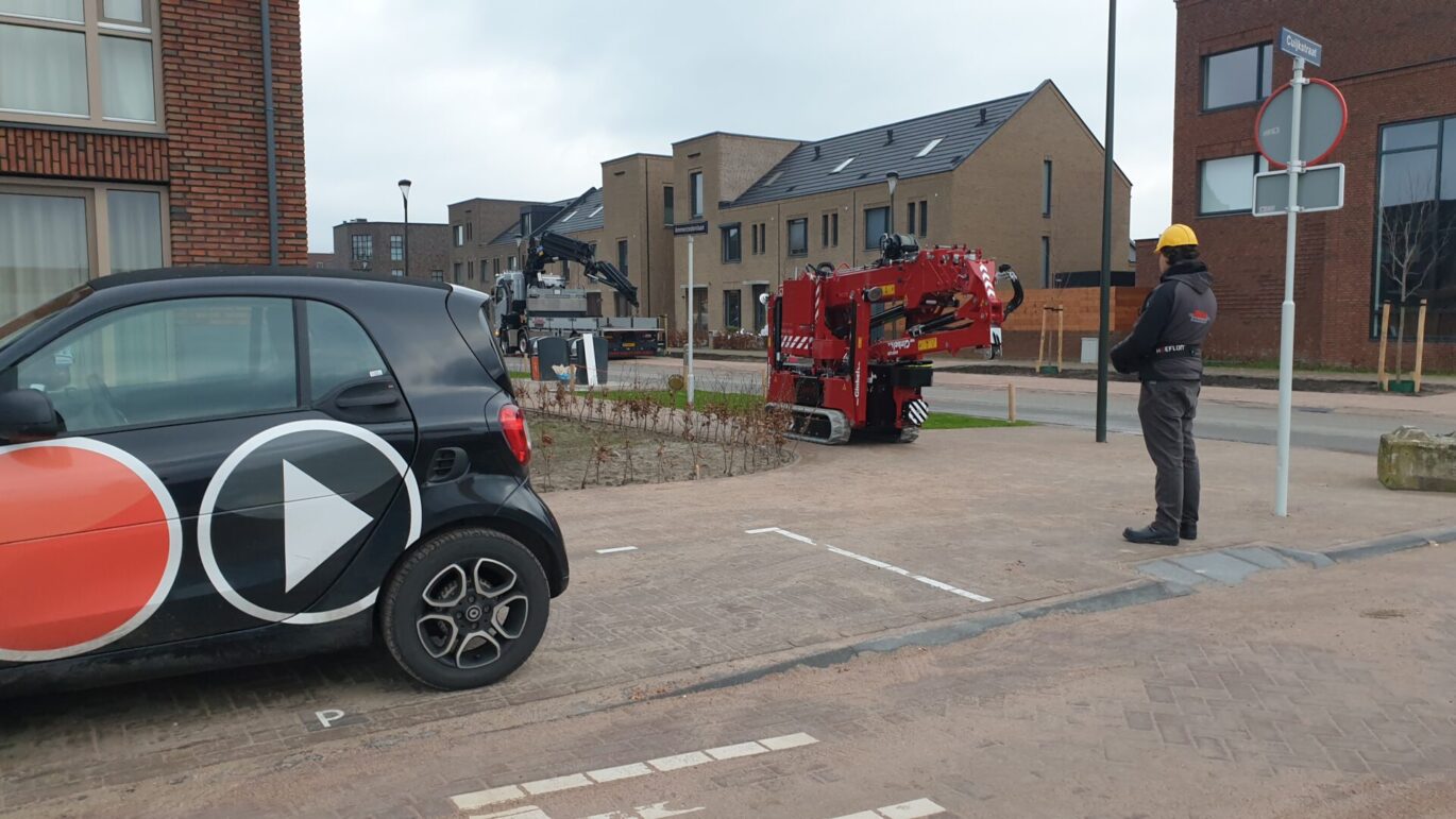 Van Ginkel C10E compactkraan huren
