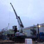 rupstelescoopkraan 40 ton sennebogen van ginkel